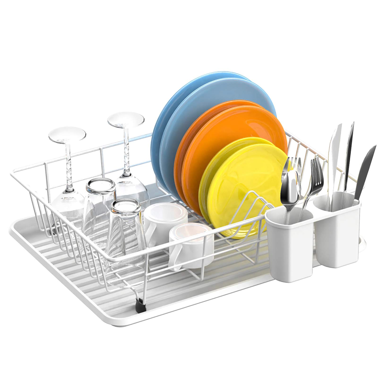 Buy Dish Drying Rack, Packism Dish Rack with Drain Board, Utensil