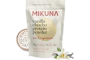 Mikuna Vegan Protein Powder (Vanilla, 21 Servings) - Plant Based Chocho Superfood Protein - Dairy Free Protein Powder Packed with Vitamins, Minerals & Fiber - Gluten, Keto & Lectin-Free