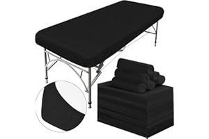 30 Pcs Massage Table Sheets Disposable Fitted Bed Sheets Thickened Spa Bed Covers Soft Non Woven Massage Table Cover for Spa 