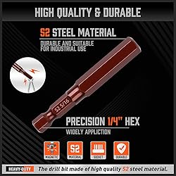 HORUSDY 20-Piece Hex Bit Set, Allen Wrench Drill