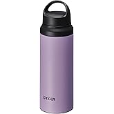 Tiger Corporation MCZ-S060VZ0 18/8 Stainless Steel BPA-Free Vacuum Insulated Water Bottle, 20.3 oz., Lilac Purple