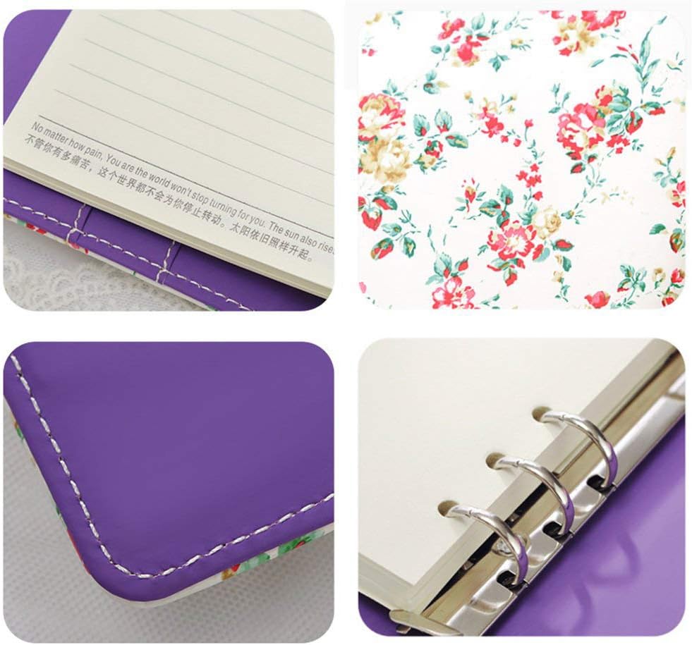 NectaRoy PU Leather Refillable Password Notebook Writing Journal Diary with Combination Lock - Image 3