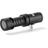 R&Oslash;DE VideoMic Me-C+ Directional Microphone for USB-C Mobile Devices (MFi | Certified for iPhone 15/Pro/Plus/Max, iPad with USB-C, and Android), Perfect for Mobile Content Creation