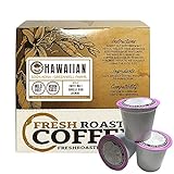 100% Hawaii Kona Greenwell Farms Direct Trade Single-Serve Capsules for Keurig K-Cup Brewers, Fresh Roasted Coffee LLC. (18 ct. cups)