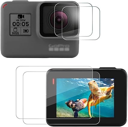 Amazon Taisioner Gopro Hero 5 6 7用強化ガラスフィルム 耐衝撃 気泡ゼロ キズ防止 飛散防止 2セット Gopro Hero 7 White Silver専用 Gopro Hero5 6 7black Taisioner カメラ用液晶 保護フィルム