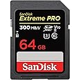 SanDisk 64GB Extreme PRO SDXC UHS-II Memory Card - C10, U3, V90, 8K, 4K, Full HD Video, SD Card - SDSDXDK-064G-GN4IN