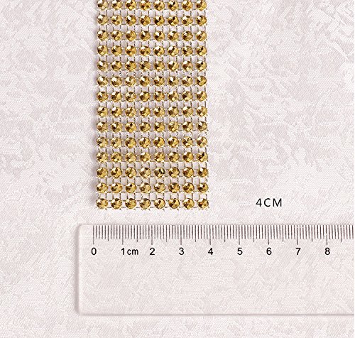 Rhinestone Napkin Rings Wedding Adornment, Napkin Holder for DIY Party Banquet Birthday, Gold (50PCS)