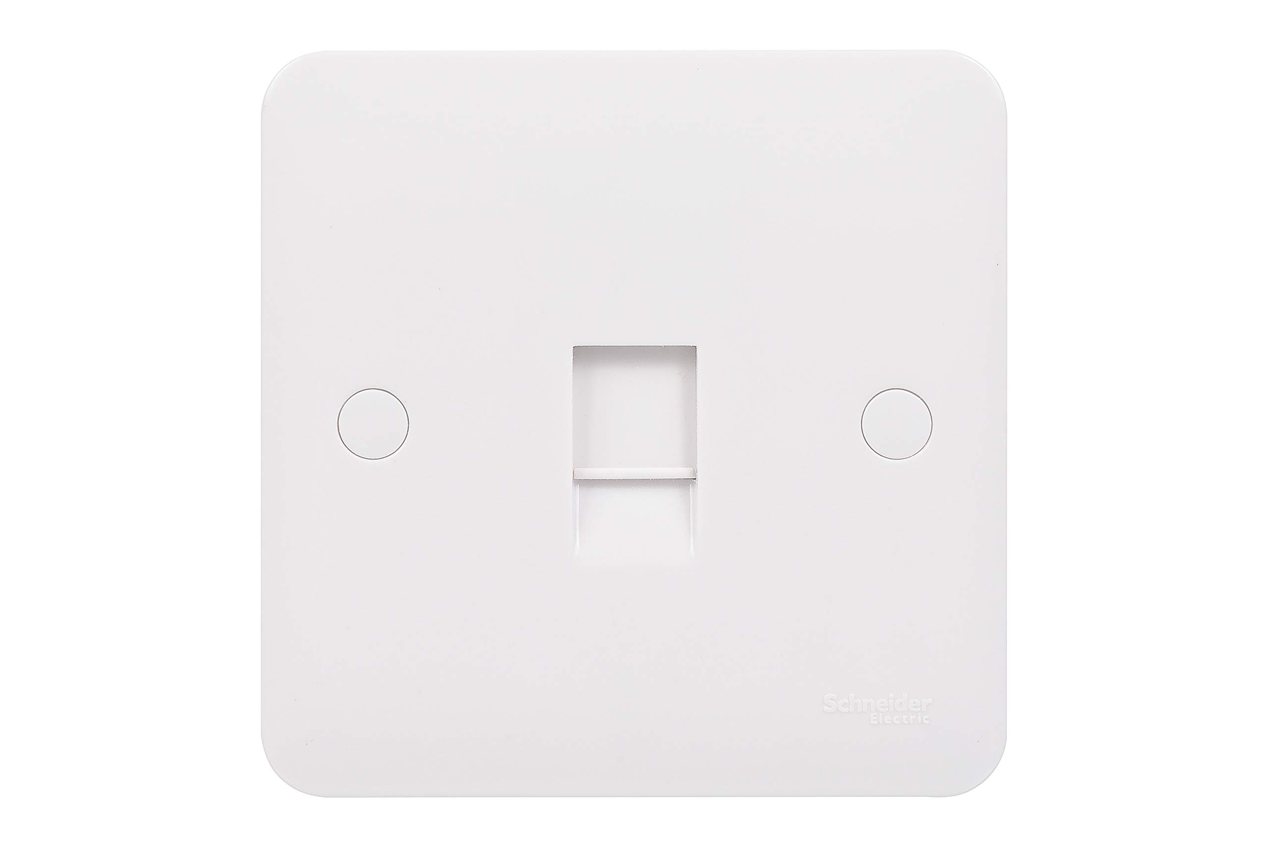 Schneider Electric Lisse White Moulded - Single Data Socket, CAT-5E, RJ45, GGBL7071C5S, White