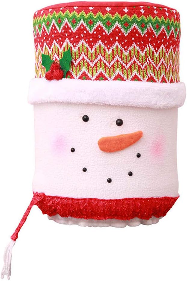 Wodeni Christmas 5 Gallons Water Dispenser Bottle Cover Santa/Elk/Snowman Home Kitchen Decor Snowman