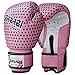 Kids Boxing Gloves, Junior Mitts, Junior MMA Kickboxing Sparring Gloves 4Oz Pink Stars, Model: KBG-1002, Toys & Play
