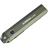 ACEBEAM UC20 Rechargeable EDC Flat Flashlight with Red Light, UV and White LED Combo, 1000 High Lumens Small Pocket Flashligh