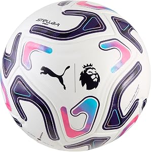 PUMA Mens Stellar Pro Premier League Reactivity Ball Soccer Cleats - White - Size 5