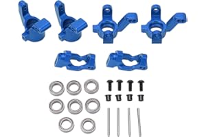RC Steering Group Assembly Set High Performance Aluminum Alloy RC Car Steering Kit for Latrax Teton 1/18 Durable Lightweight 