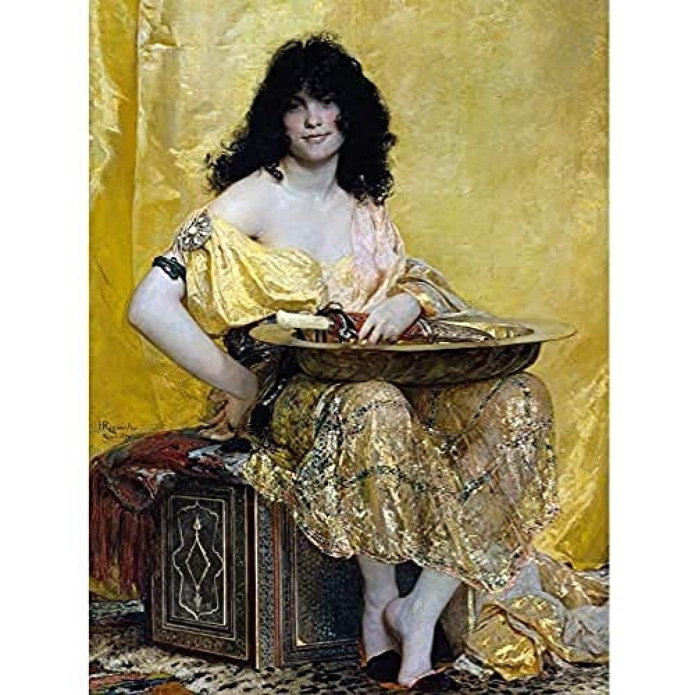 Regnault Salome Biblical Painting Art Print Canvas Premium Wall Decor Poster Mural