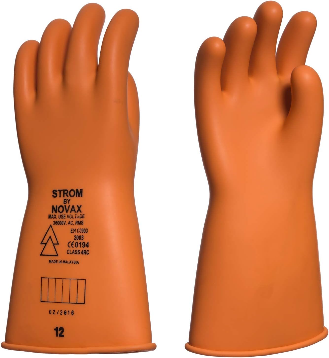 Latex Insulating Gloves for electrical works by EiS Class 436000 Volts