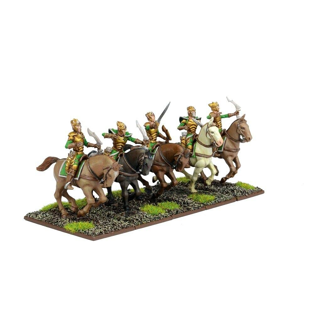 Mantic Games MGKWE104 Cavalry Troop Miniature Model, multicolor