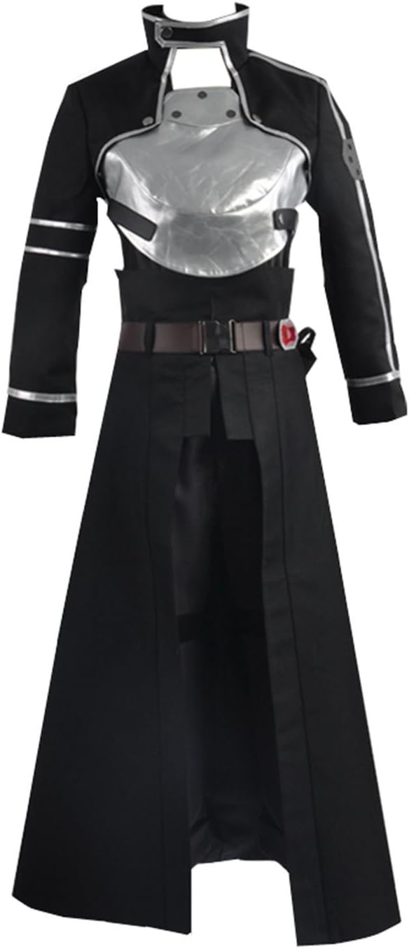 Sword Art Online II Coat Phantom Bullet Kazuto Kirito Kirigaya Halloween Cosplay Costume