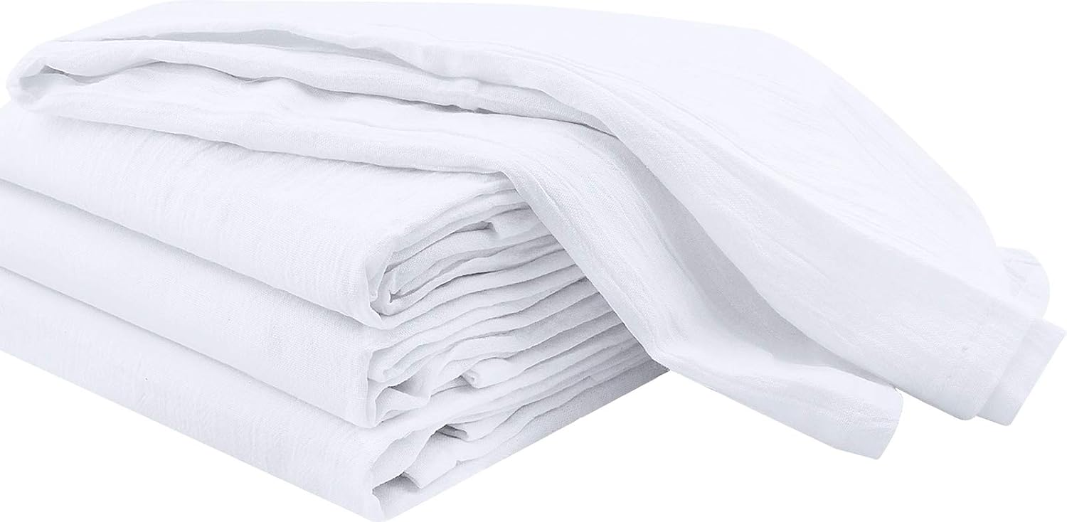 Utopia Kitchen Flour Sack Dish Towels, 24 Pack Cotton Kitchen Towels - 28 x 28 Inches: Home & Kitchen