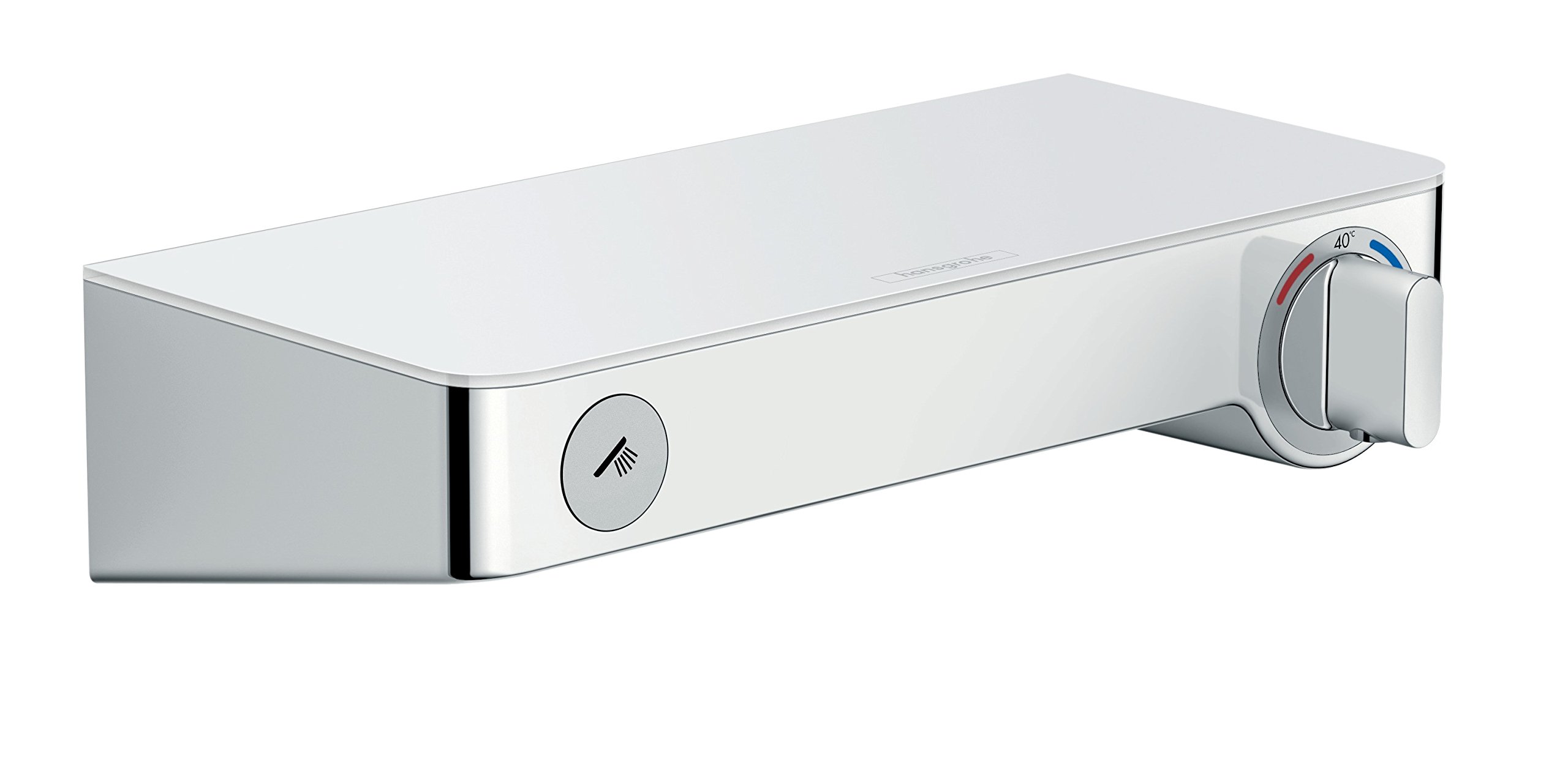 hansgrohe ShowerTablet Select 300 thermostatic shower mixer, white/chrome