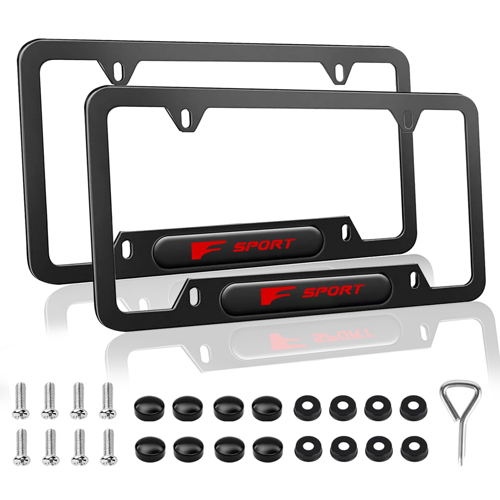 Photo 1 of yloylolior for IS350 F Sport License Plate Frames 2pack US Universal Plate Holder. (XH-H-F)