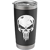 Marvel The Punisher Distressed Skull Icon Stainless Steel Insulated Tumbler