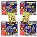 Power Brand 4 Different Angry Birds Knex Set with 2 Characters
