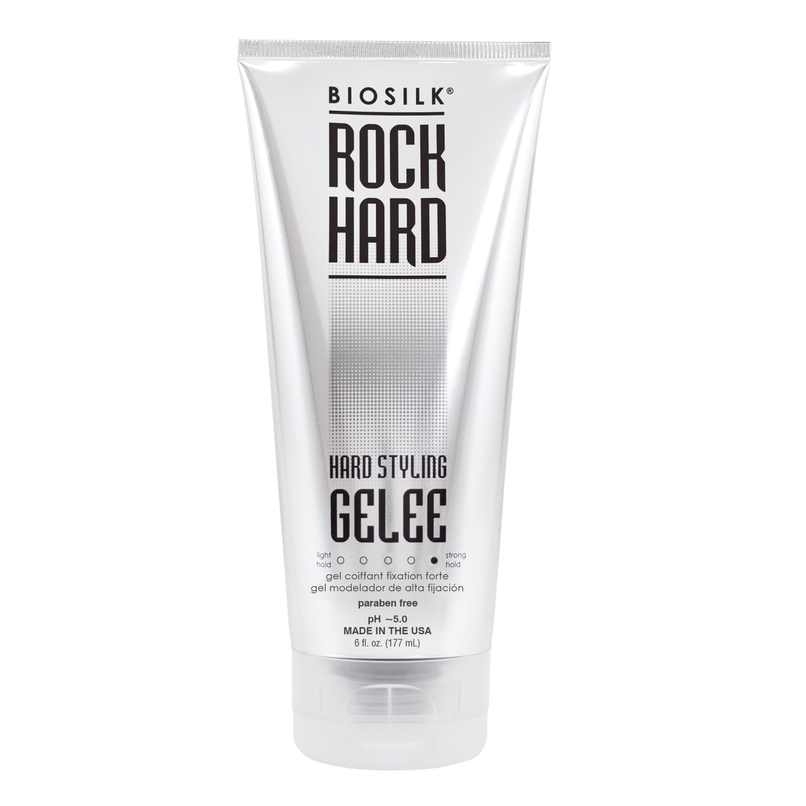 Rock Hard Gel by Biosilk for Unisex - 6 oz Gel