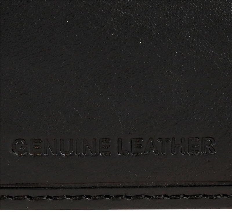 Carteira Horizontal Ithaca com fecho de clique Preto 11x8,5x1 cm em pele da Joumma Bags