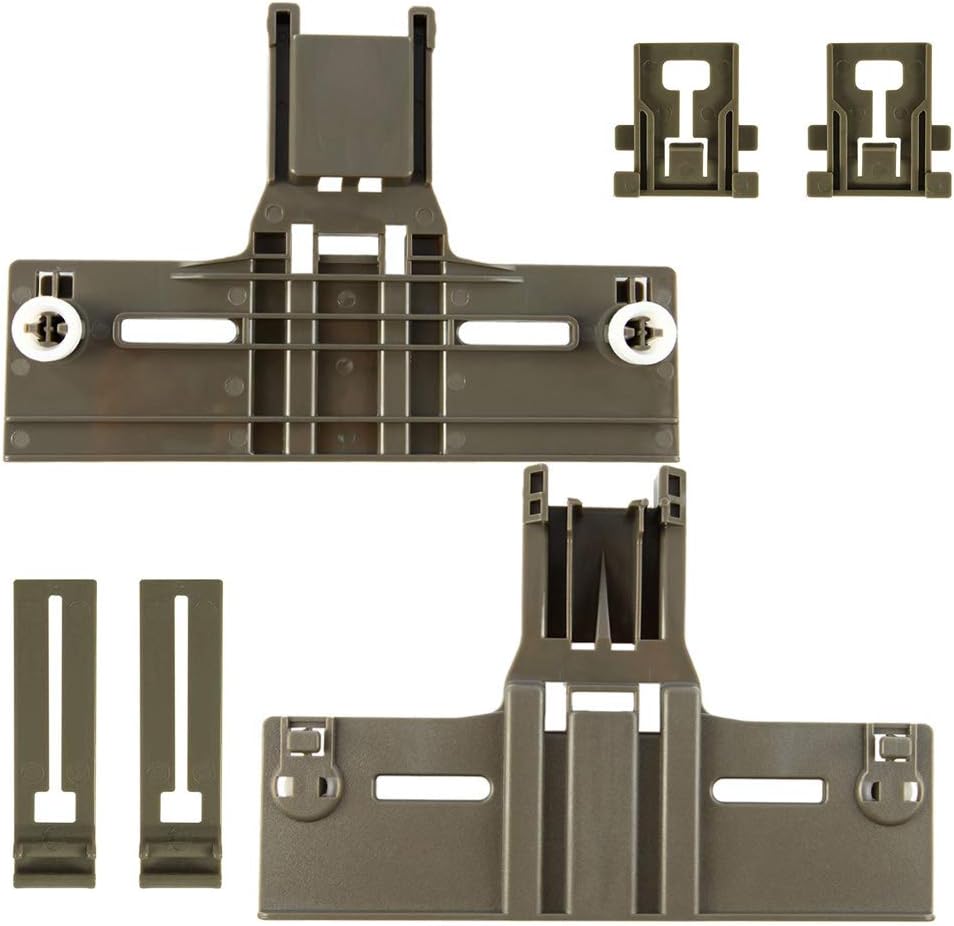 6 Packs UPGRADED W10350376(2) W10195840(2) W10195839(2) Dishwasher Top Rack Parts for Kenmore elite,W/ 0.9 In Diameter Wheel,kitchen Aid whirlpool kenmore Dishwasher Adjuster 665,w10350374,kuds30ixss4