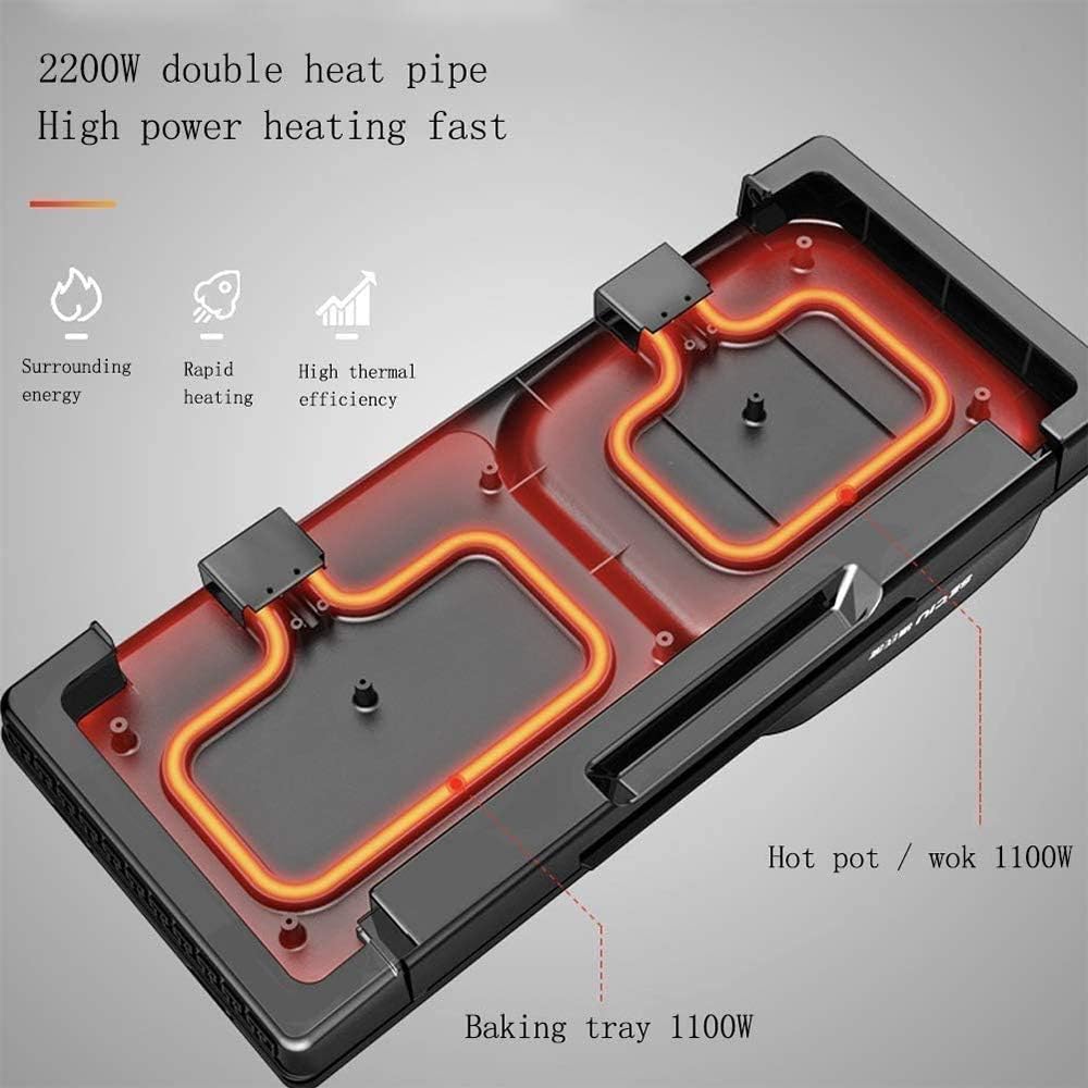 Review 2 in 1 Electric Teppanyaki Table Grill,Balcony Grill Indoor