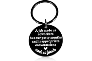 KINMES Funny Coworker Gifts Keychain for Women Friends Christmas Stocking Stuffers Gifts for Women Men Coworkers Work Bestie, Employee Appreciation Gifts for Leaving Going Away Co worker Birthday Gifts