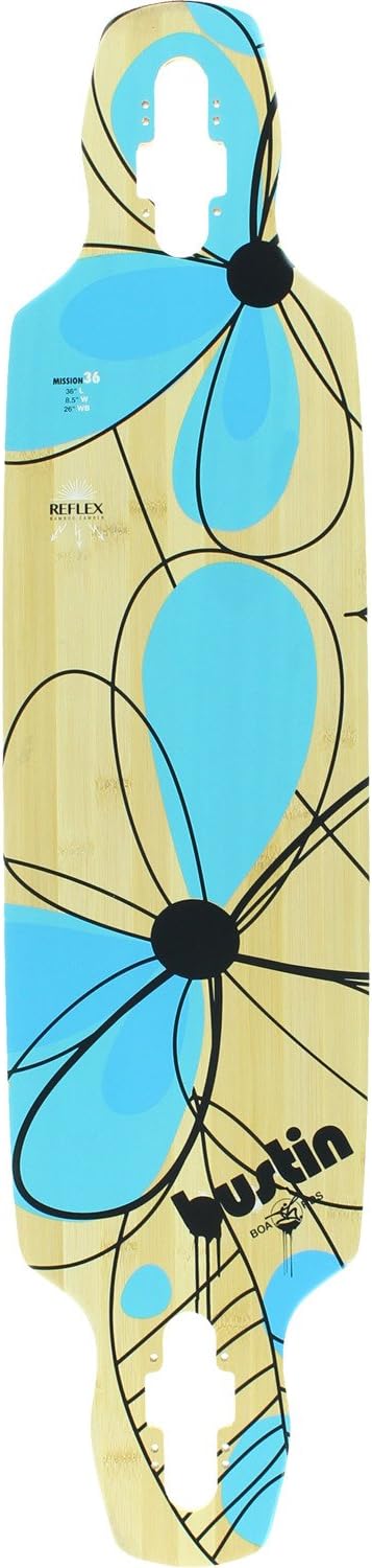 Bustin Mission Mini 36 Sketch Longboard Skateboard Deck-8.5x36