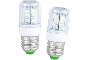 NELSMICH Light Bulb for Frigidaire Refrigerator FFSS2615TS5,LFSS2612TF0,LFSS2612TF4,FFSS2615TS0/o,FFSS2615TS2,LFSS2312TF4,LFSS2612TF3,FFSS2615TP0,FFSS2615TS3 kei D34I LED Bulb Replacement (White Light*2 Pcs)