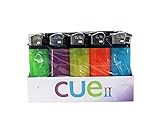 CUE II Classic Lighters, Assorted Colors, Regular