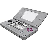 eXtremeRate Classic 1989 GB DMG-01 Replacement Full Housing Shell for Nintendo DS Lite, Custom Handheld Console Case Cover with Buttons, Screen Lens for Nintendo DS Lite NDSL - Console Without