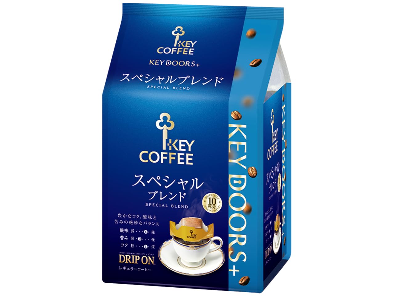 キーコーヒー KEY DOORS+ ドリップ オン スペシャルブレンド 10袋×3袋 (30杯分),ドリップコーヒー,レギュラーコーヒー商品画像