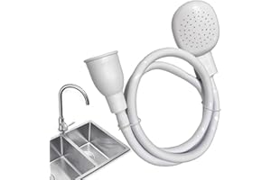 MINGXIONG 6.56FT/2M Sink Spray Hose,Faucet Sprayer Hose,Sink Hose Attachment for Portable Hand Held Shower Head Sprayer,Shampoo Sprayer Hose for Bathing Baby,Pets,Washing Hair,Rinsing Vegetables