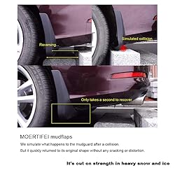 MOERTIFEI Car Mudguard Mud Flaps Splash Guard