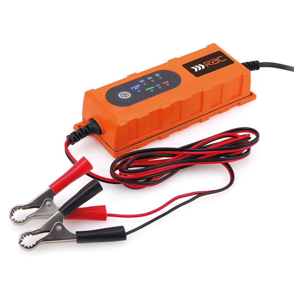 Hilka RAC-HP239 RAC Smart Battery Charger, 4.0 A, Black Orange
