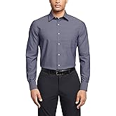 Tommy Hilfiger Men's Regular Fit Non Iron Solid Dress Shirt - Amazon Exclusive