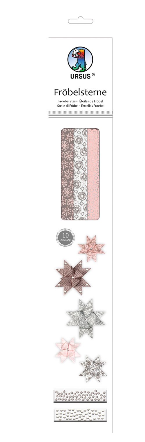 Ursus Moravian Star Assorted 60 Strips in 2 different sizes