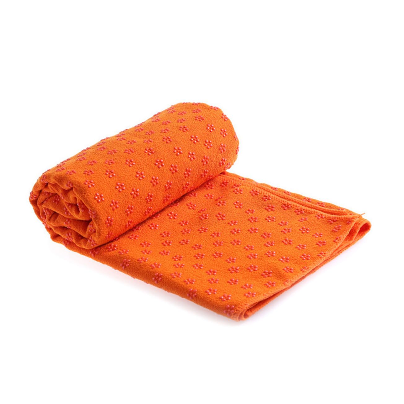 Toddmomy Foldable Yoga Mat Gym Towels Microfiber Washcloth Gym Towels for Sweat Throw Blanket Thick Exercise Mat Fitness Mat Non Yoga Mat Blanket for Quick Dry Yoga Towel Accessories Orange
