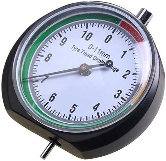Jauge Profondeur Bande Roulement Pneu - Code Couleur Usure - Pour Voiture Moto Camion - Mesure Précise