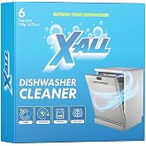 X-ALL Dishwasher Cleaner Tablets &ndash; Deep Cleaning Limescale &amp; Mineral Buildup Remover &ndash; Helps Reduce Residue, Grease &amp; Hard Water Deposits &ndash; Compatible with All Dishwashers