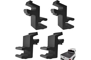 CTUOPTUO 4 Pcs Upgraded Prop Rod Clips Set Fit for Undercover Tonneau Prop Rod, Truck Bed Cover Clips for Undercover Ultra Flex Hard Folding Truck Bed Tonneau Cover Prop Rod