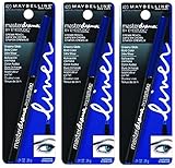3 Pack Maybelline New York Eye Studio Master Drama Cream Pencil Liner #420 