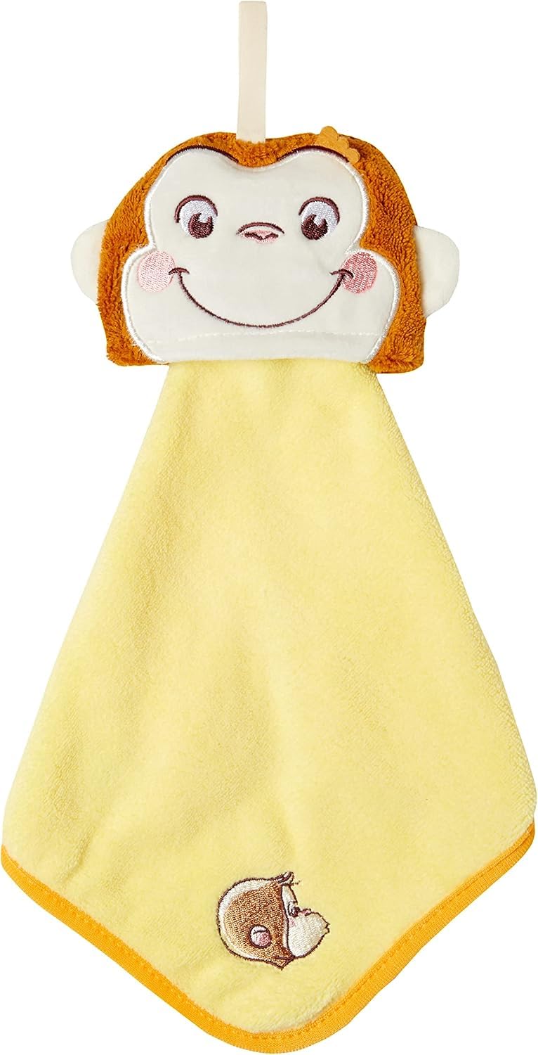 丸眞 吊り下げタオル マイクロ素材 おさるのジョージ にんまりジョージ おさるのジョージ 入園入学グッズ 入園入学準備 保育園 幼稚園 小学校 男の子 女の子 4765017600商品画像