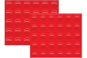 MAXIAIDS Bump Dots-Mixed-Sm and Med-Round Orange-Red-60-pk