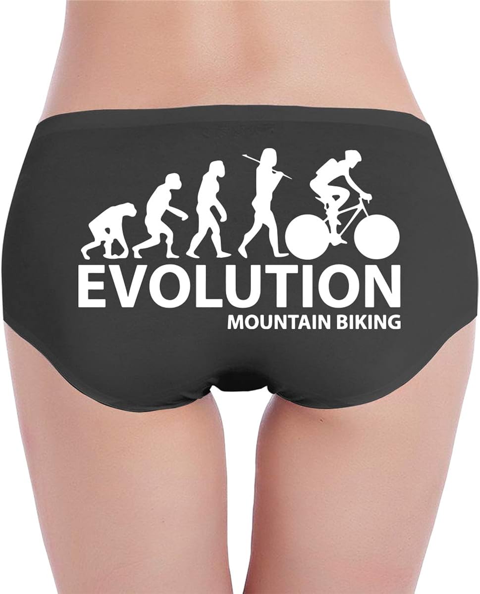 G7M42B&78 Womens Breathable Briefs Panties, Evolution Bike Low Waist