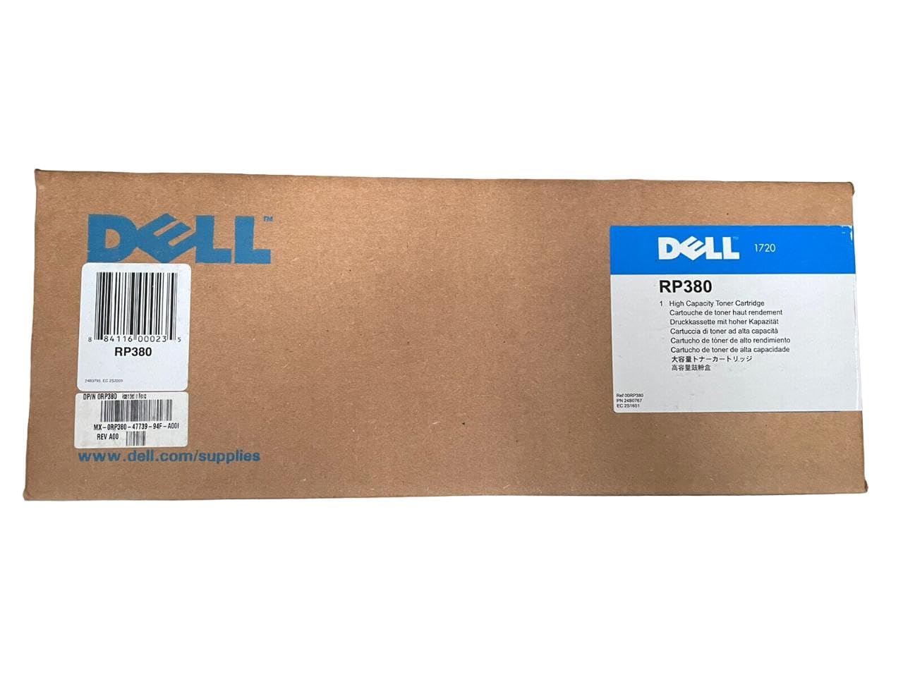 Dell RP380 1720/1720DN Toner High Yeild - Black